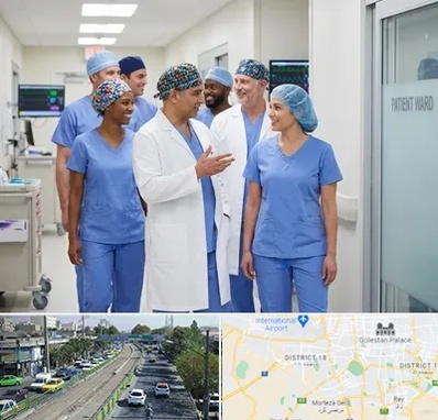 کلاه پزشکی در جنوب تهران 