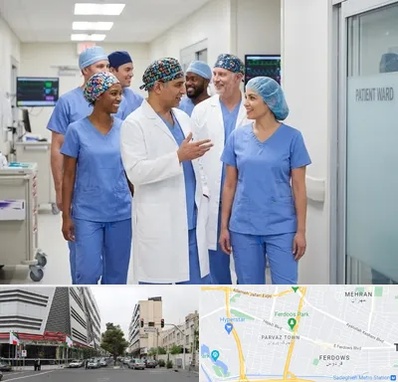 کلاه پزشکی در بلوار فردوس 