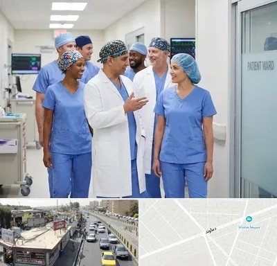 کلاه پزشکی در خیابان دماوند