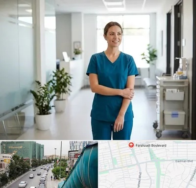 روپوش پرستاری در بلوار فرحزادی 