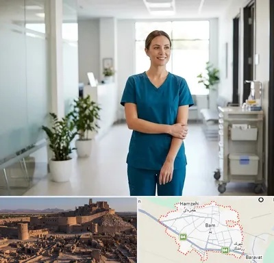 روپوش پرستاری در بم