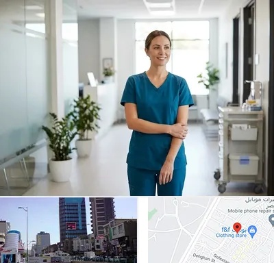 روپوش پرستاری در چهارراه طالقانی کرج