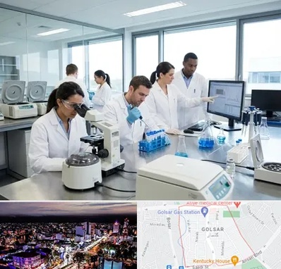 روپوش آزمایشگاهی در گلسار رشت