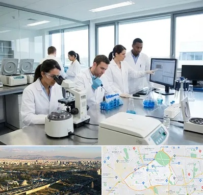 روپوش آزمایشگاهی در منطقه 19 تهران 