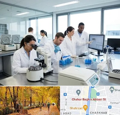 روپوش آزمایشگاهی در چهارباغ اصفهان 