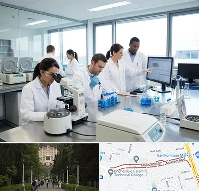 روپوش آزمایشگاهی در بلوار معلم رشت 