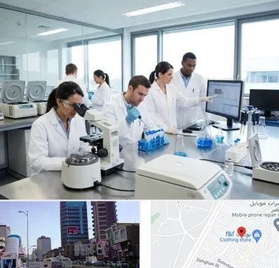 روپوش آزمایشگاهی در چهارراه طالقانی کرج 