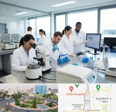 روپوش آزمایشگاهی در ونک 