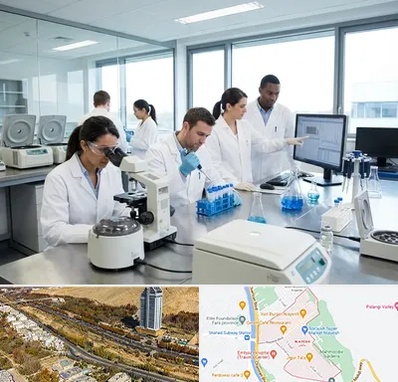 روپوش آزمایشگاهی در خیابان نیایش شیراز 