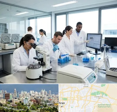 روپوش آزمایشگاهی در شرق تهران