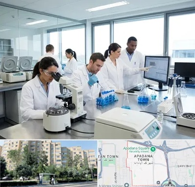 روپوش آزمایشگاهی در آپادانا 