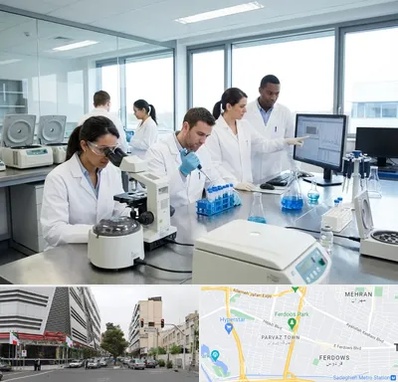 روپوش آزمایشگاهی در بلوار فردوس