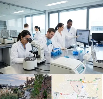 روپوش آزمایشگاهی در باغستان کرج