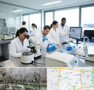 روپوش آزمایشگاهی در باغ فیض 