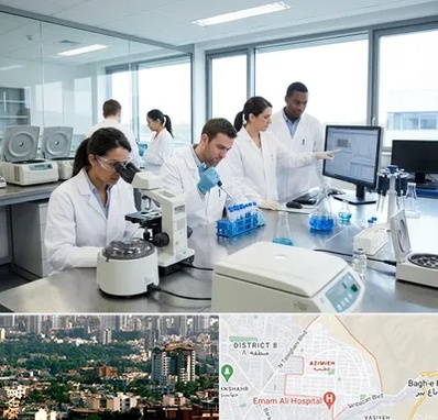 روپوش آزمایشگاهی در عظیمیه کرج 