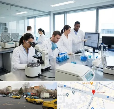 روپوش آزمایشگاهی در شهناز تبریز 