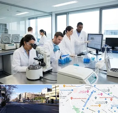 روپوش آزمایشگاهی در خیابان ملاصدرا شیراز 