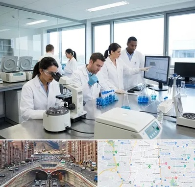 روپوش آزمایشگاهی در منطقه 10 تهران 