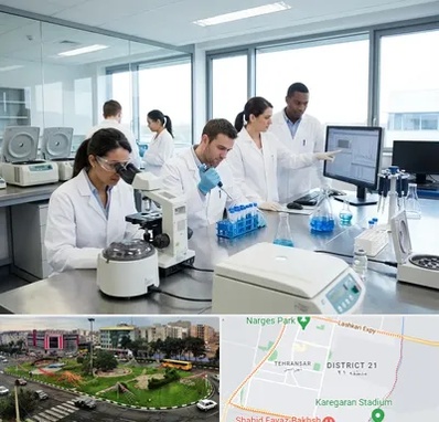 روپوش آزمایشگاهی در تهرانسر 