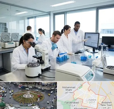 روپوش آزمایشگاهی در فردیس کرج 