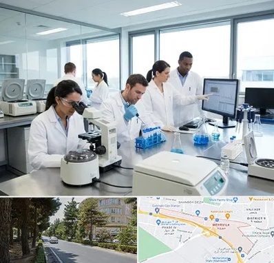 روپوش آزمایشگاهی در مهرویلا کرج 