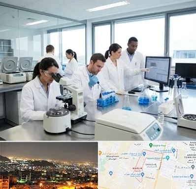 روپوش آزمایشگاهی در مارلیک کرج 