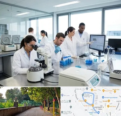 روپوش آزمایشگاهی در فلکه گاز رشت