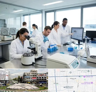 روپوش آزمایشگاهی در مرکز تهران