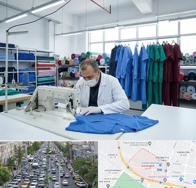 تولیدی روپوش و اسکراب پزشکی در گلشهر کرج