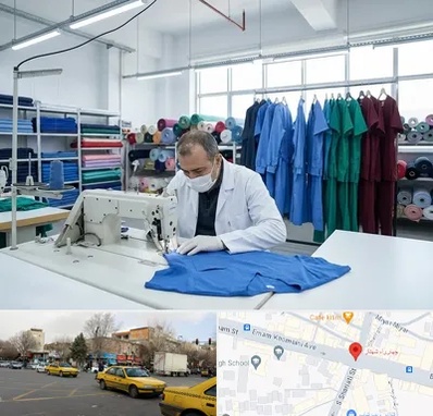تولیدی روپوش و اسکراب پزشکی در شهناز تبریز 