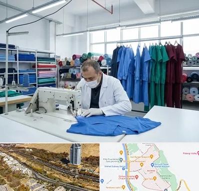 تولیدی روپوش و اسکراب پزشکی در خیابان نیایش شیراز