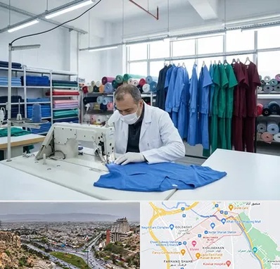 تولیدی روپوش و اسکراب پزشکی در معالی آباد شیراز