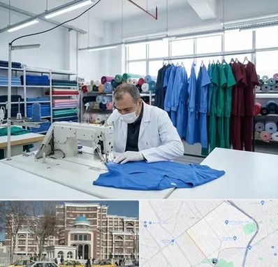 تولیدی روپوش و اسکراب پزشکی در طلاب مشهد 