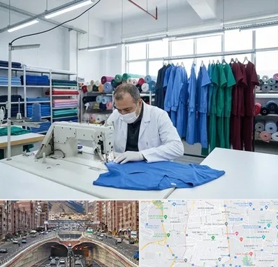 تولیدی روپوش و اسکراب پزشکی در منطقه 10 تهران 