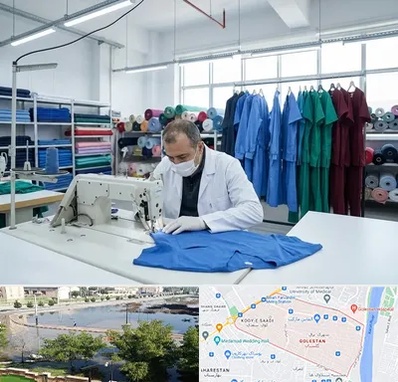 تولیدی روپوش و اسکراب پزشکی در گلستان اهواز