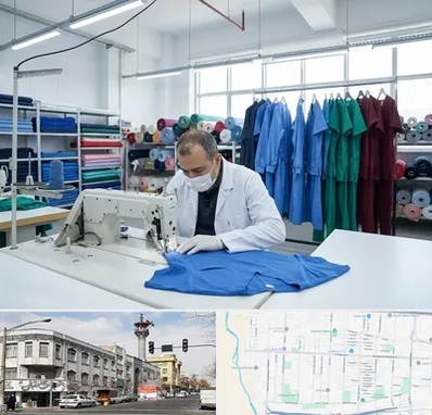 تولیدی روپوش و اسکراب پزشکی در 17شهریور 