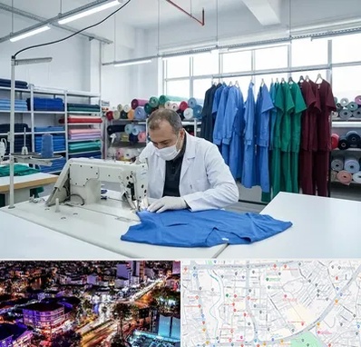 تولیدی روپوش و اسکراب پزشکی در منظریه رشت 