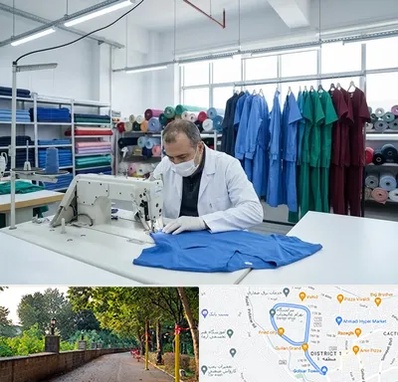 تولیدی روپوش و اسکراب پزشکی در بلوار گیلان رشت