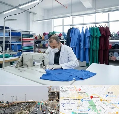 تولیدی روپوش و اسکراب پزشکی در بلوار توس مشهد