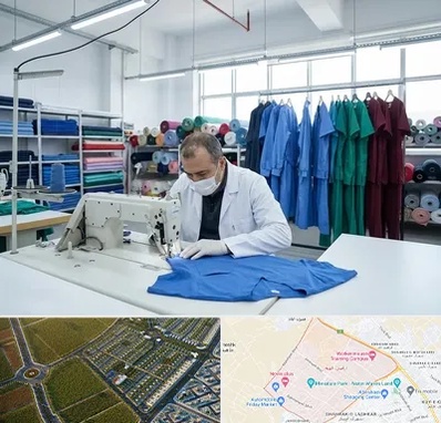 تولیدی روپوش و اسکراب پزشکی در الهیه مشهد