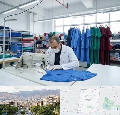 تولیدی روپوش و اسکراب پزشکی در خانی آباد