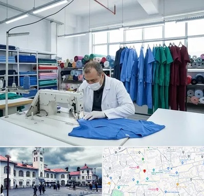 تولیدی روپوش و اسکراب پزشکی در میدان شهرداری رشت