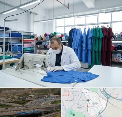 تولیدی روپوش و اسکراب پزشکی در یاغچیان تبریز