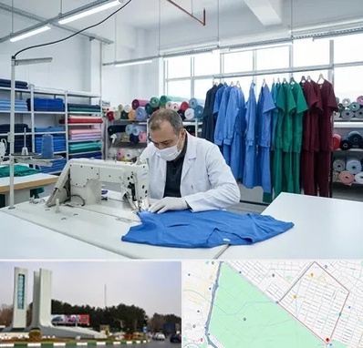 تولیدی روپوش و اسکراب پزشکی در بلوار فلسیطین مشهد