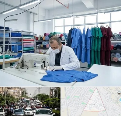 تولیدی روپوش و اسکراب پزشکی در سیدی مشهد