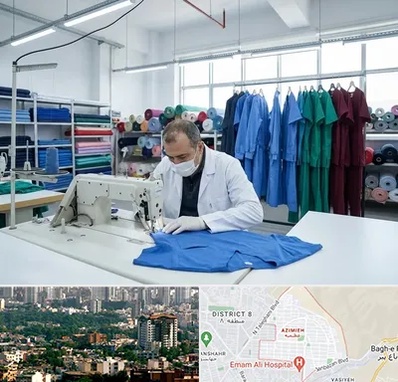 تولیدی روپوش و اسکراب پزشکی در عظیمیه کرج