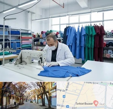 تولیدی روپوش و اسکراب پزشکی در تربیت تبریز