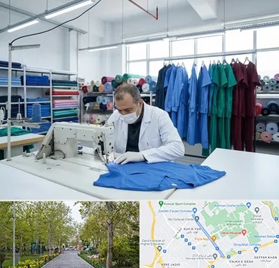 تولیدی روپوش و اسکراب پزشکی در قدوسی غربی شیراز 