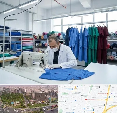 تولیدی روپوش و اسکراب پزشکی در آیت الله کاشانی 