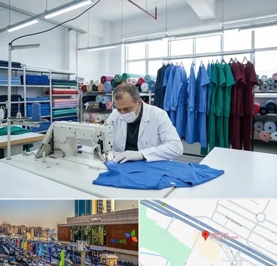 تولیدی روپوش و اسکراب پزشکی در لاله پارک تبریز 